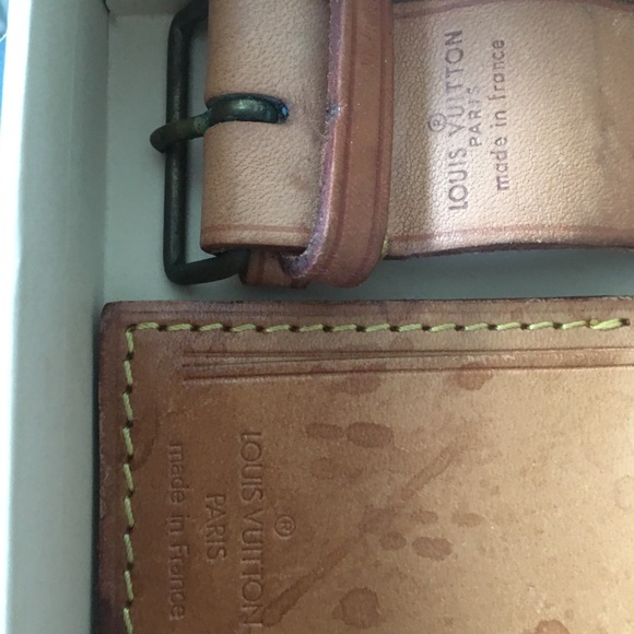 Louis Vuitton luggage /bag name tag 3 sets with box . Each set $82 no box. - Picture 6 of 13